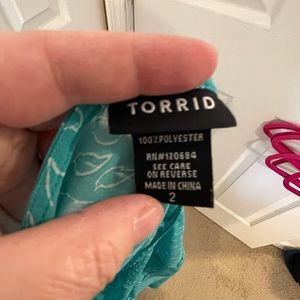 Lovely blue blouse with birds